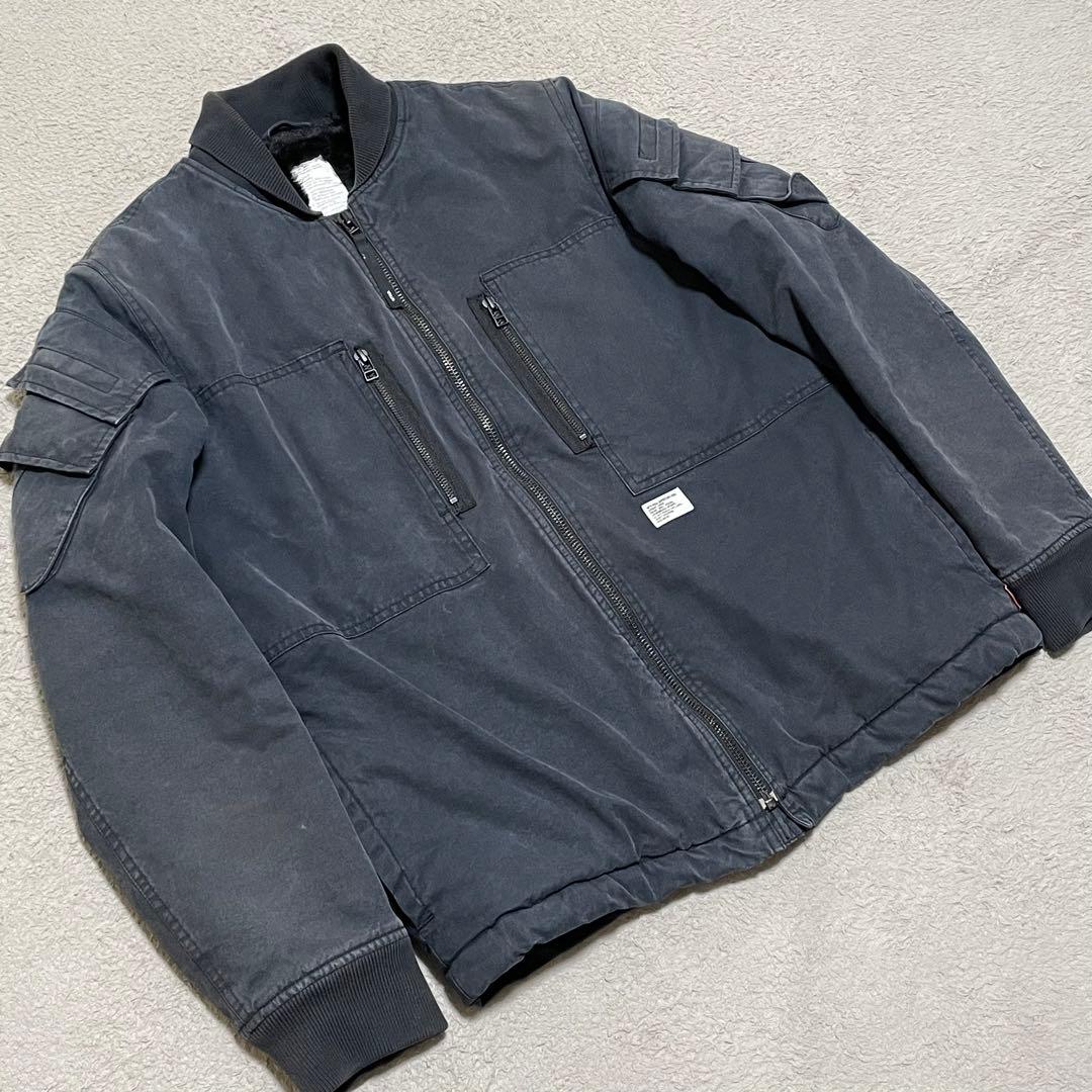 WTAPS ミリタリージャケット M-43 バックプリント スカル 06AW L