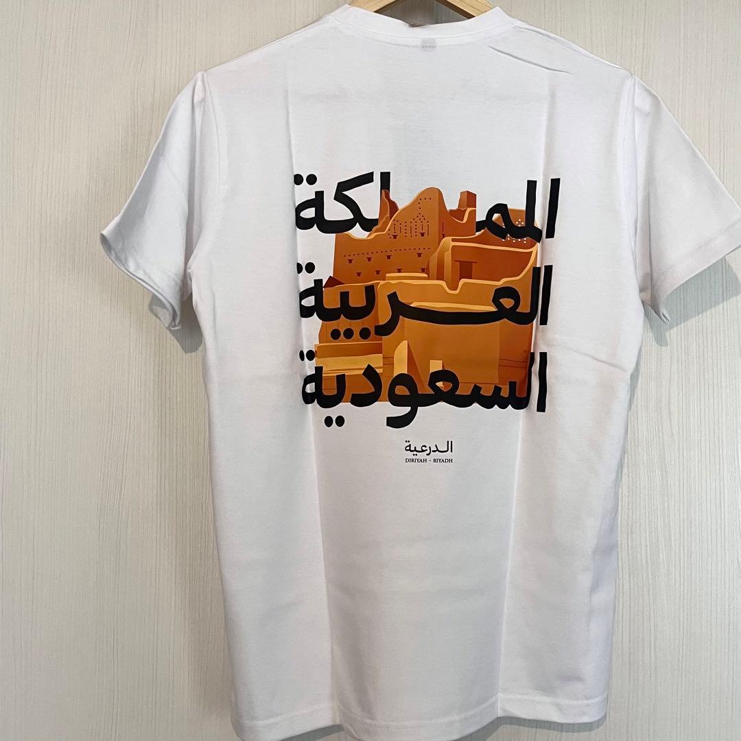 新品 白 大阪関西万博 サウジアラビア Tシャツ EXPO パビリオン 2025