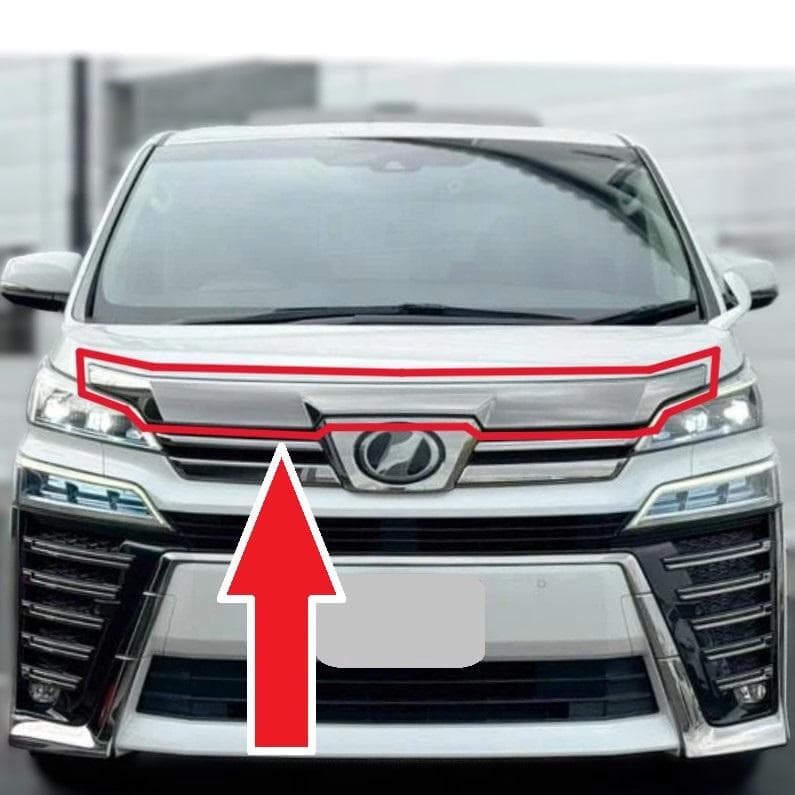 新品 トヨタ純正 ヴェルファイア 30 後期 ボンネット フード モール