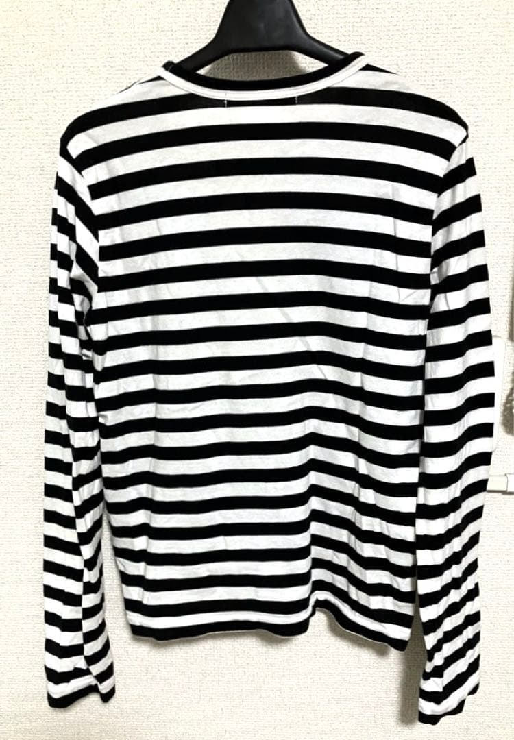 コムデギャルソン青山Specialバッテンメッセボーダー長袖Tシャツ M