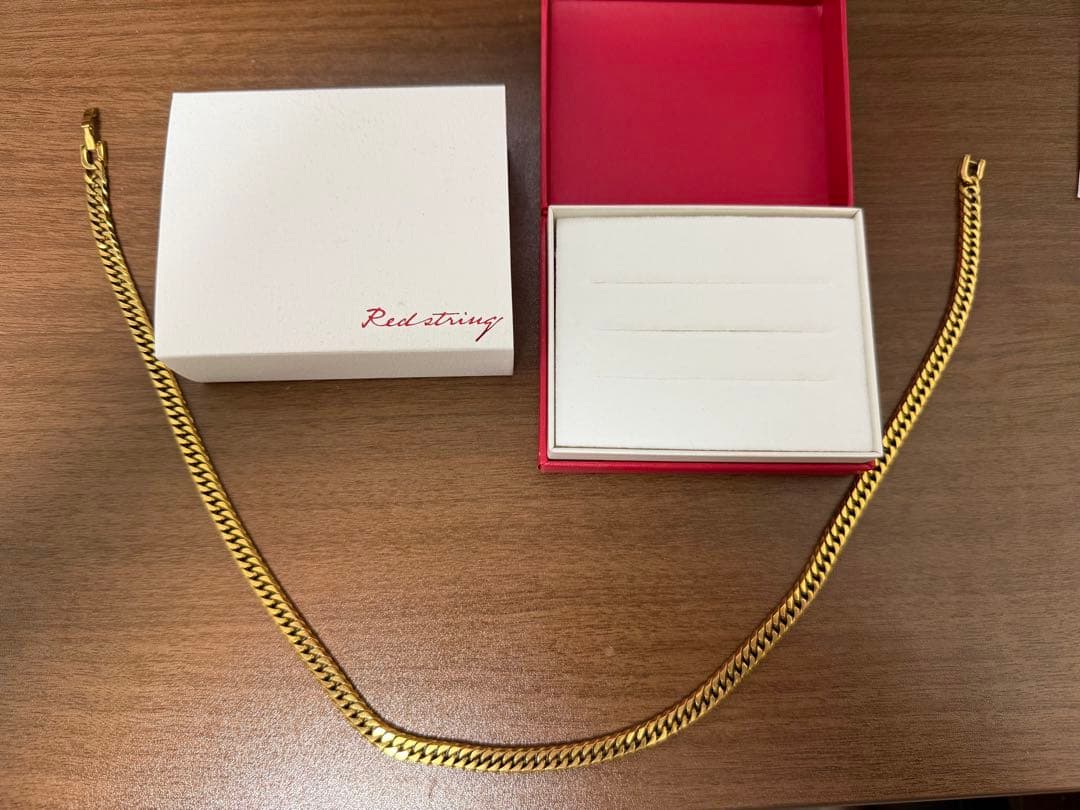 純チタンe-housekiya 喜平6面ダブルネックレス 50cm 6.5mm