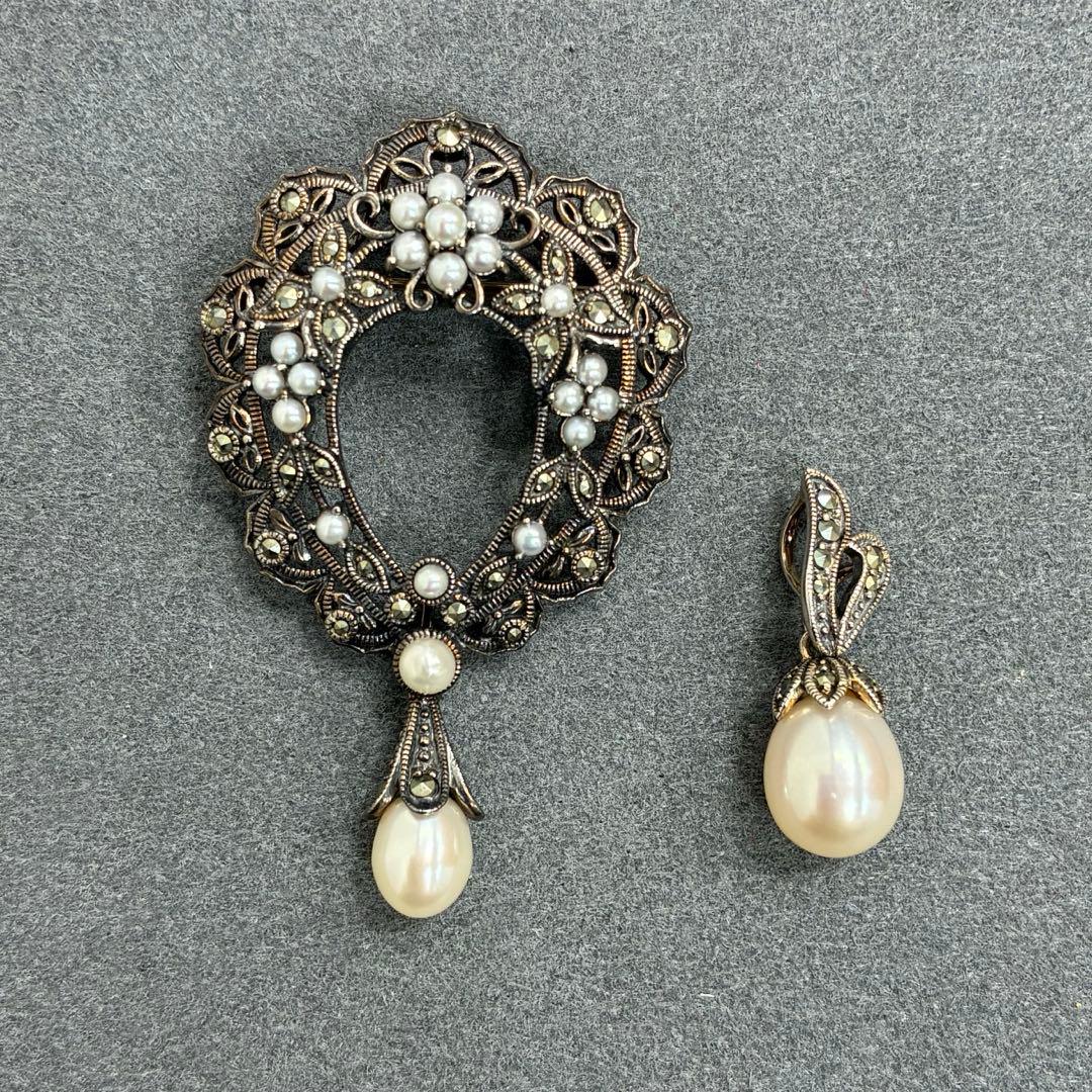 碌山 ROKUZAN ヴィンテージ ブローチ ペンダントトップ セット 925 楽天市場】【碌山】シルバー 福来雀と南天の実 ブローチペンダント