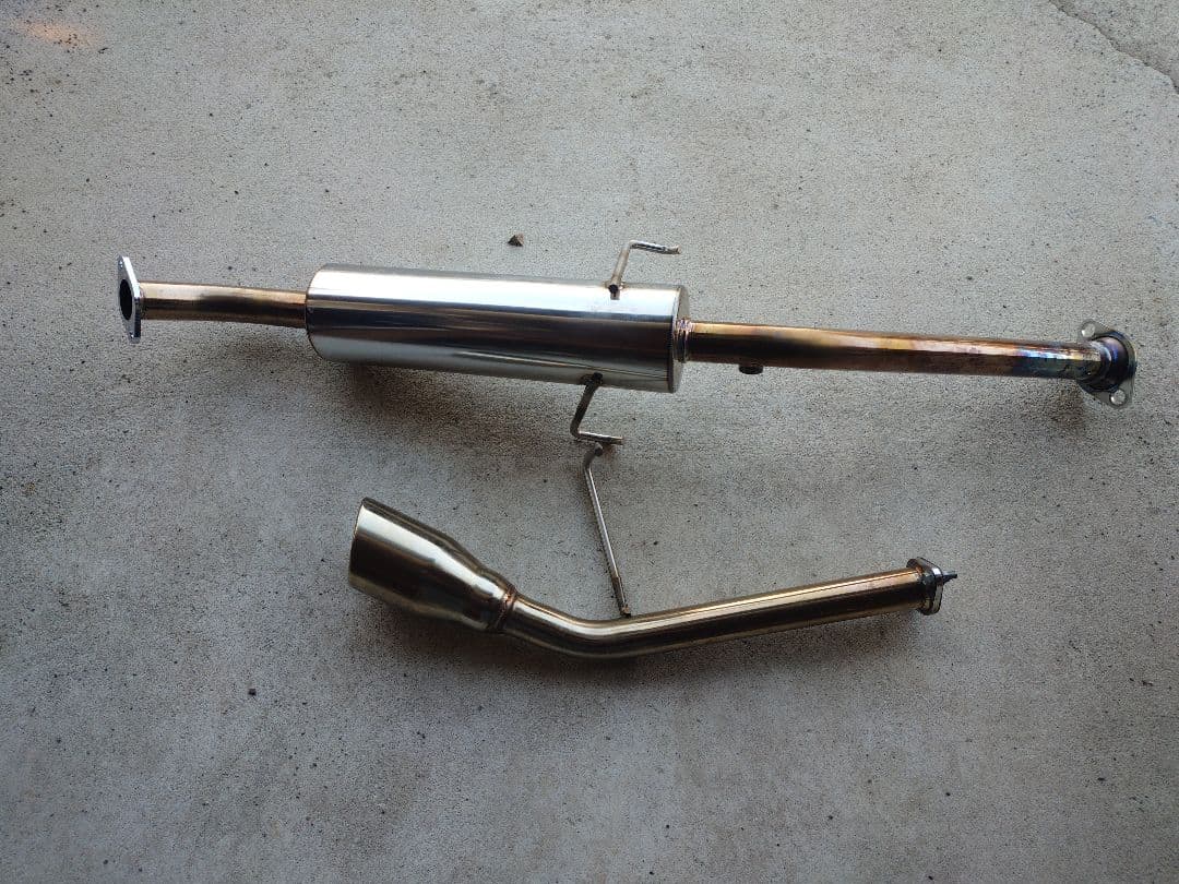 ハイゼットマフラー ※数日使用したマフラーでございます ダイハツ（DAIHATSU） ◎Kei-Zone 慶虎 2本出しマフラー ハイゼット