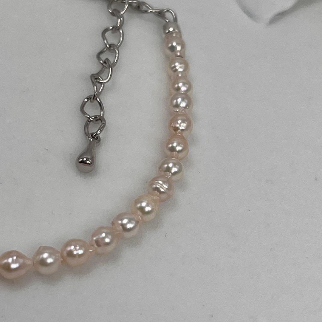 本真珠　ブレスレット　あこや真珠　バロック　3.5mm〜