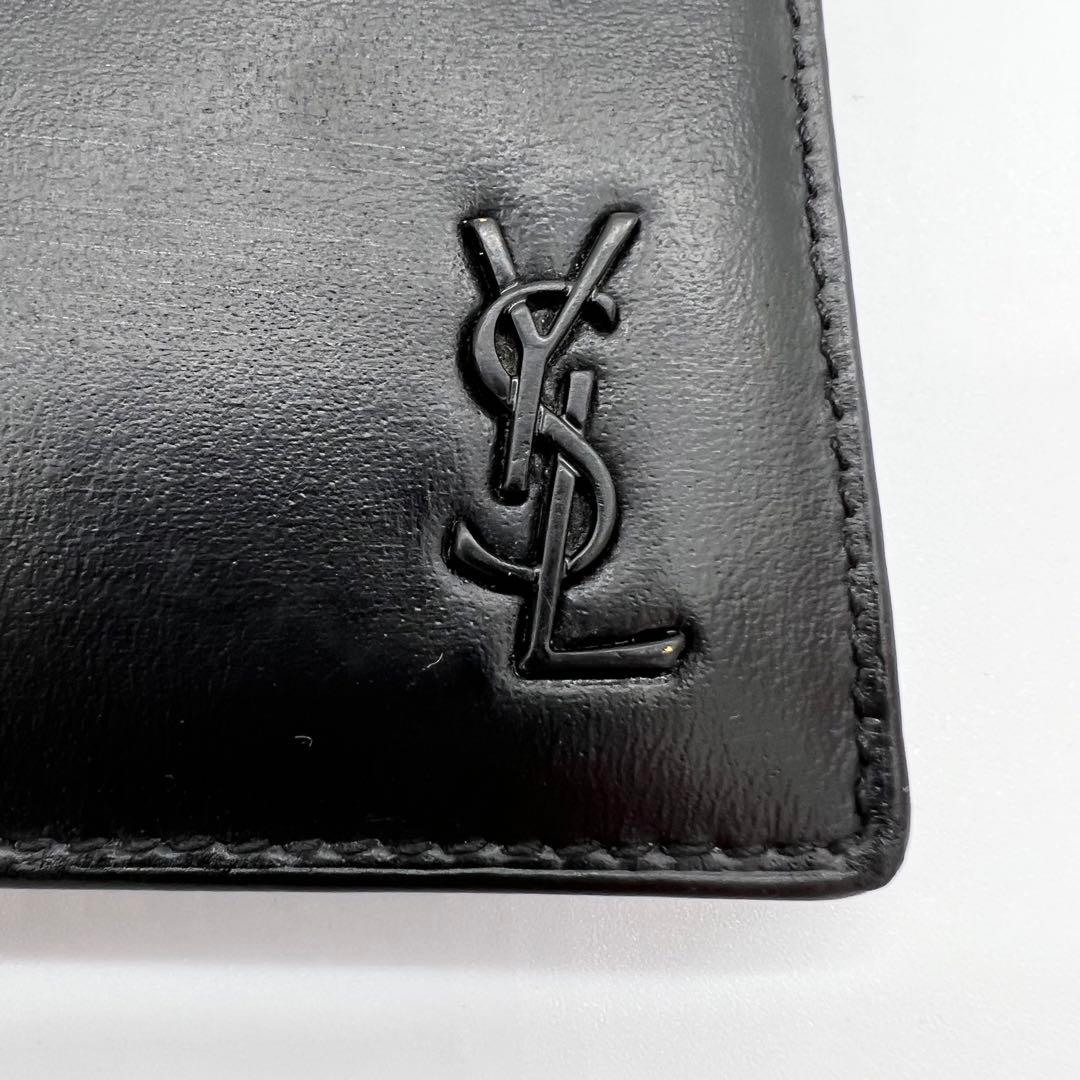 極美品 付属品完備】サンローラン マネークリップ カサンドラ YSLロゴ