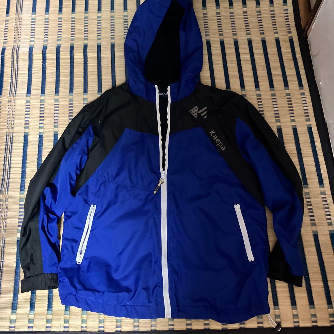 Kappa フード付きジャケット 青黒 - メルカリ