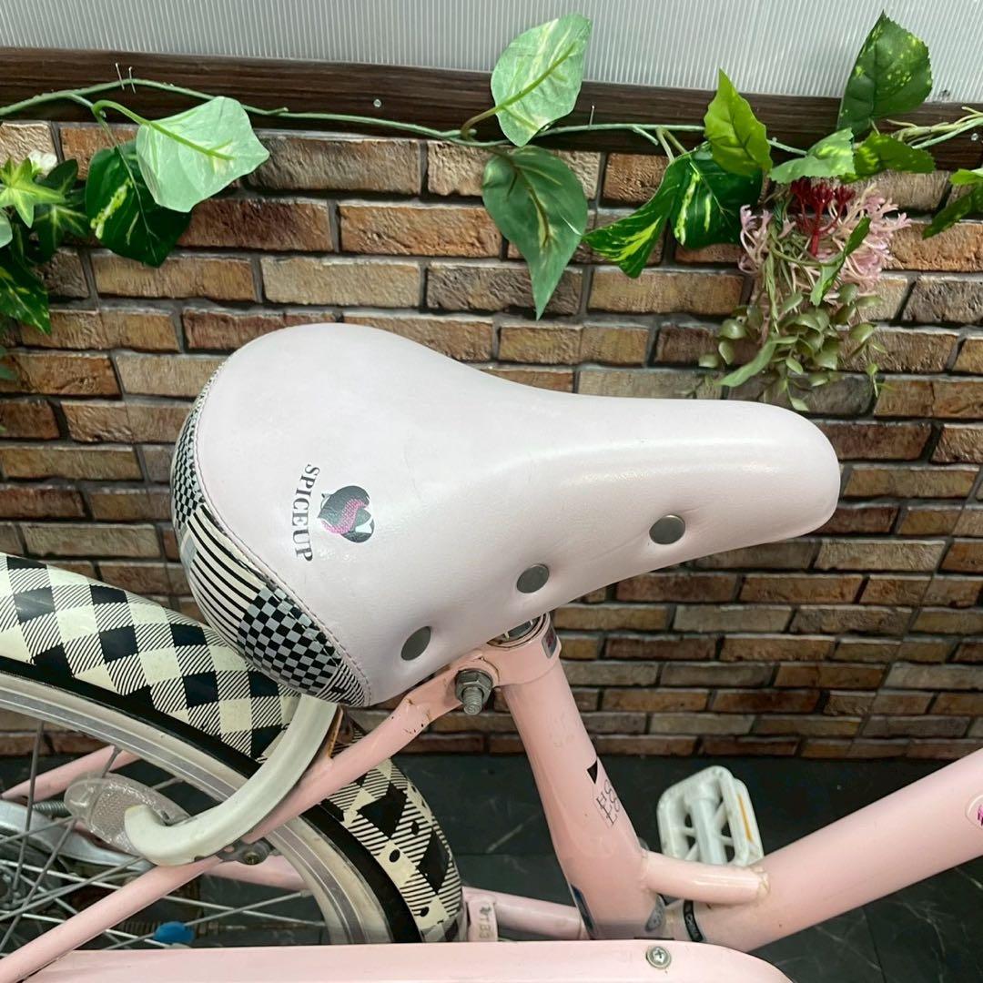 106】子供用自転車 子供車 SPICEUP ピンク 20インチ シングル 子供用