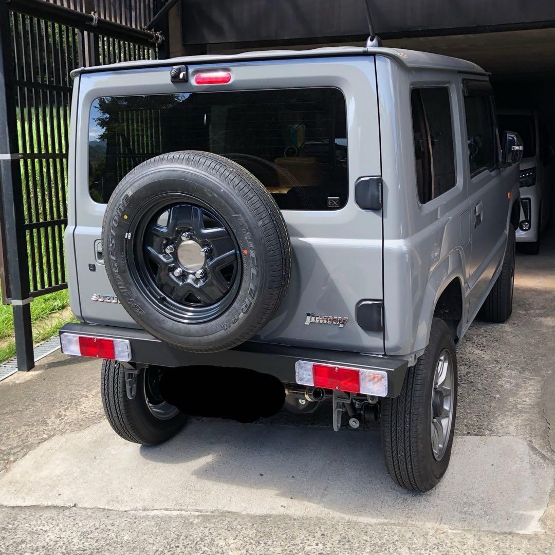 JB64 ジムニー スペアタイヤ 表履き 75mm上 移動 ブラケット - メルカリ