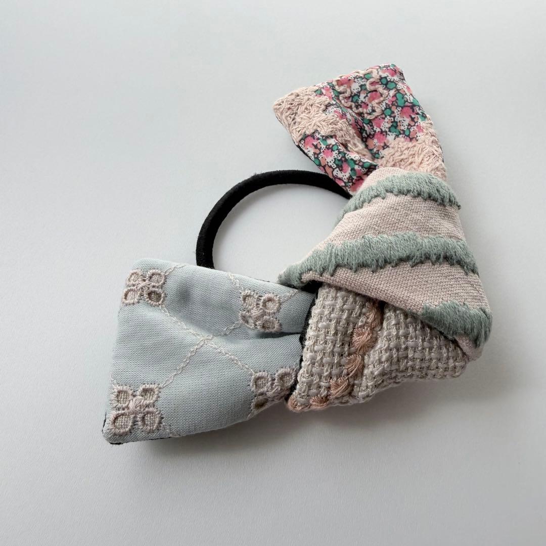 603/ミナペルホネン ヘアゴム /ヘアアクセサリー/かけら リボン - メルカリ