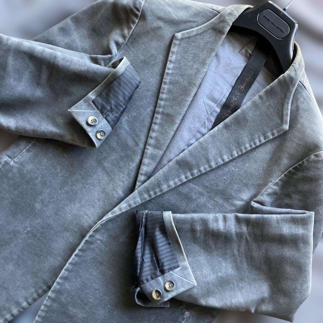 forme d´expressionコットンヴィンテージ加工ジャケット44サイズ