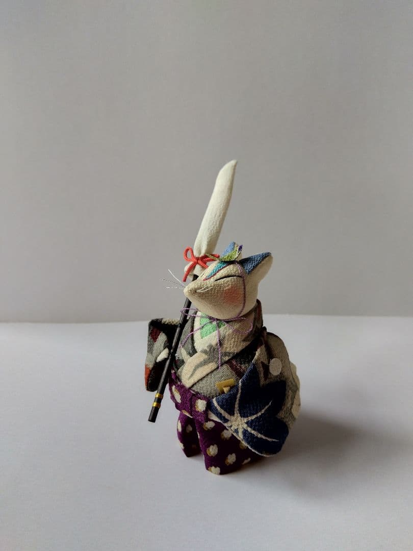 古布 ちりめん細工 きつねの嫁入り創作人形 - メルカリ