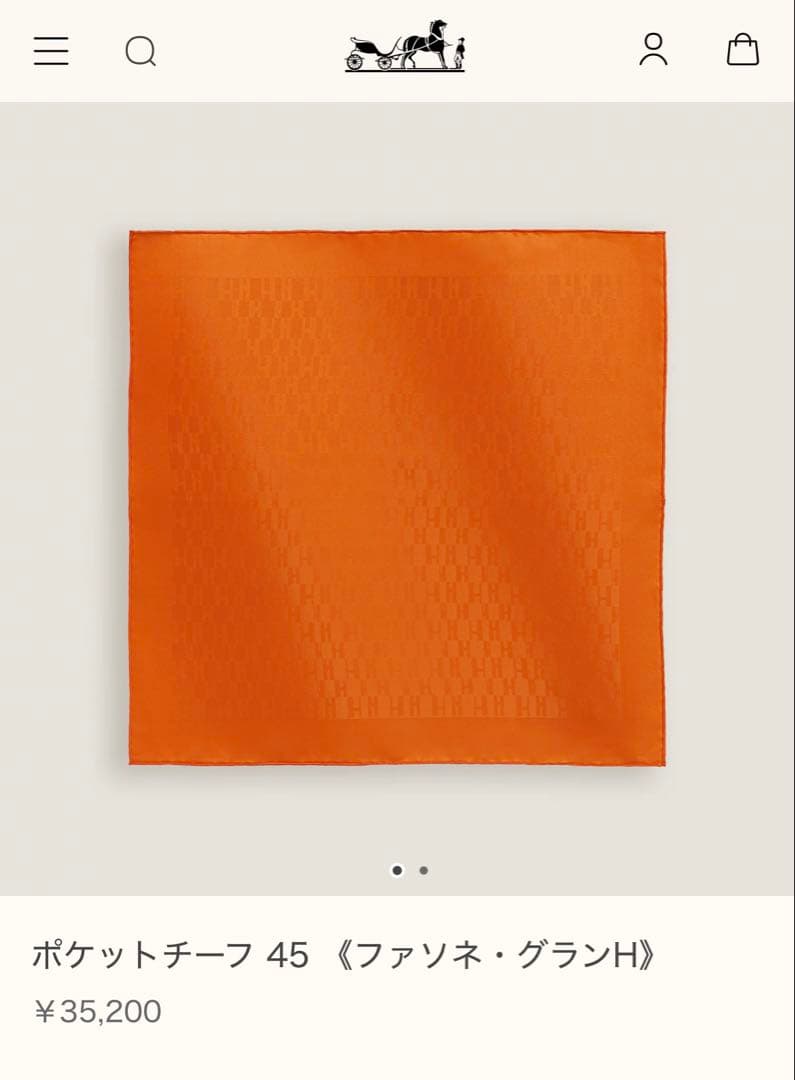 くすのき資産総研様専用】HERMES エルメスポケットチーフ - メルカリ