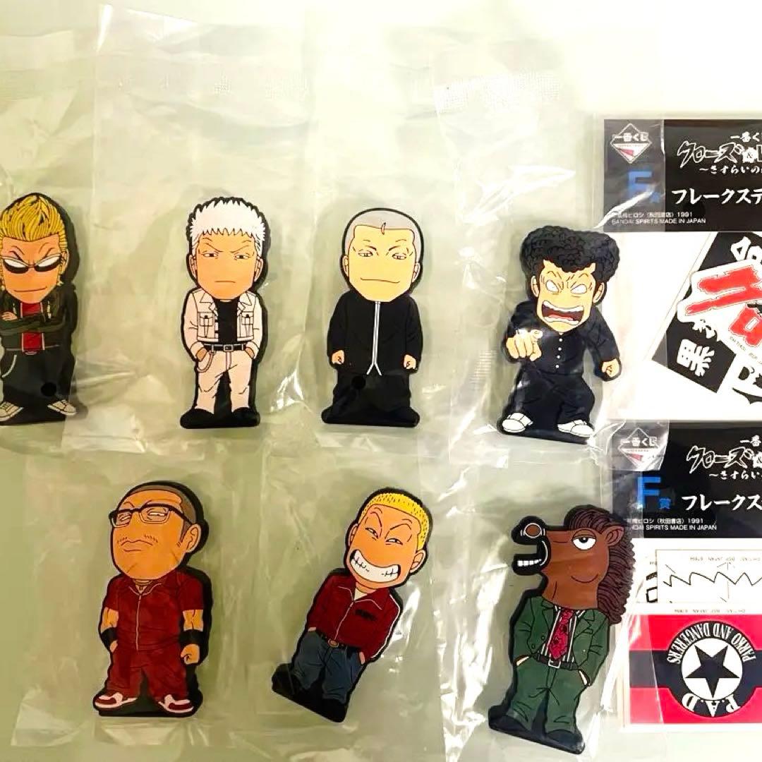 一番くじ クローズ WORST ラバースタンド ステッカー - メルカリ