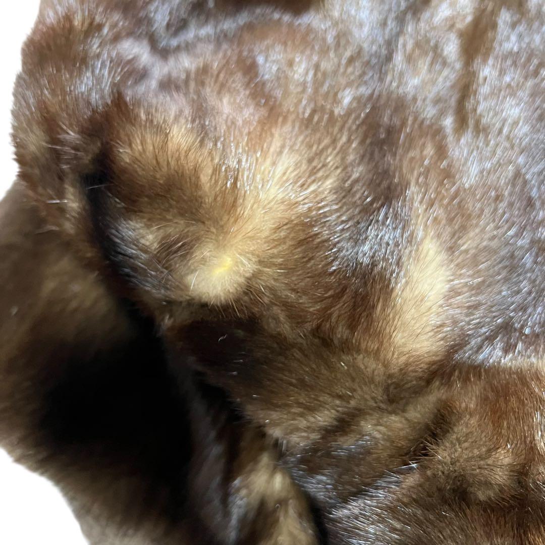 デミバフミンク リアルファー 本毛皮 毛並み◎ なめし柔らか - メルカリ