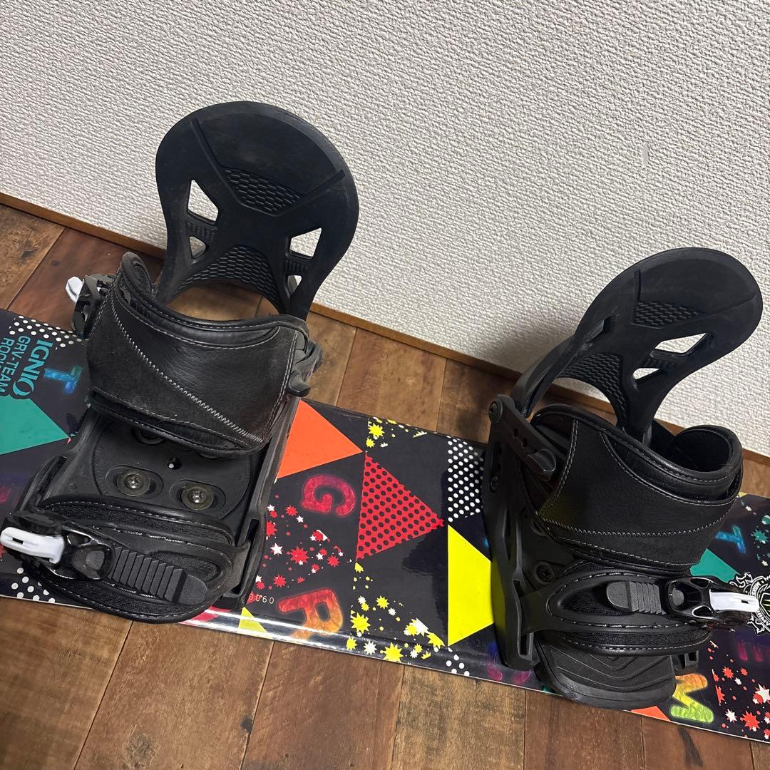 即購入可 IGNIO 90 スノーボード 3点セット 19センチ