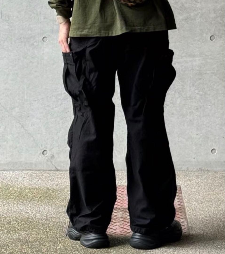 anytee m65 黒染め　カーゴパンツ Super Black_USARMY 