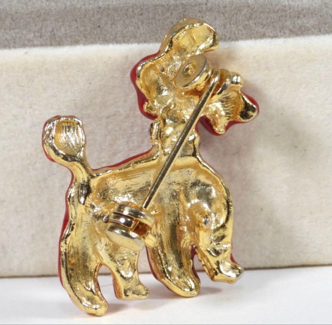 本珊瑚 注文 赤珊瑚 犬ブローチ アクセサリー ヴィンテージ