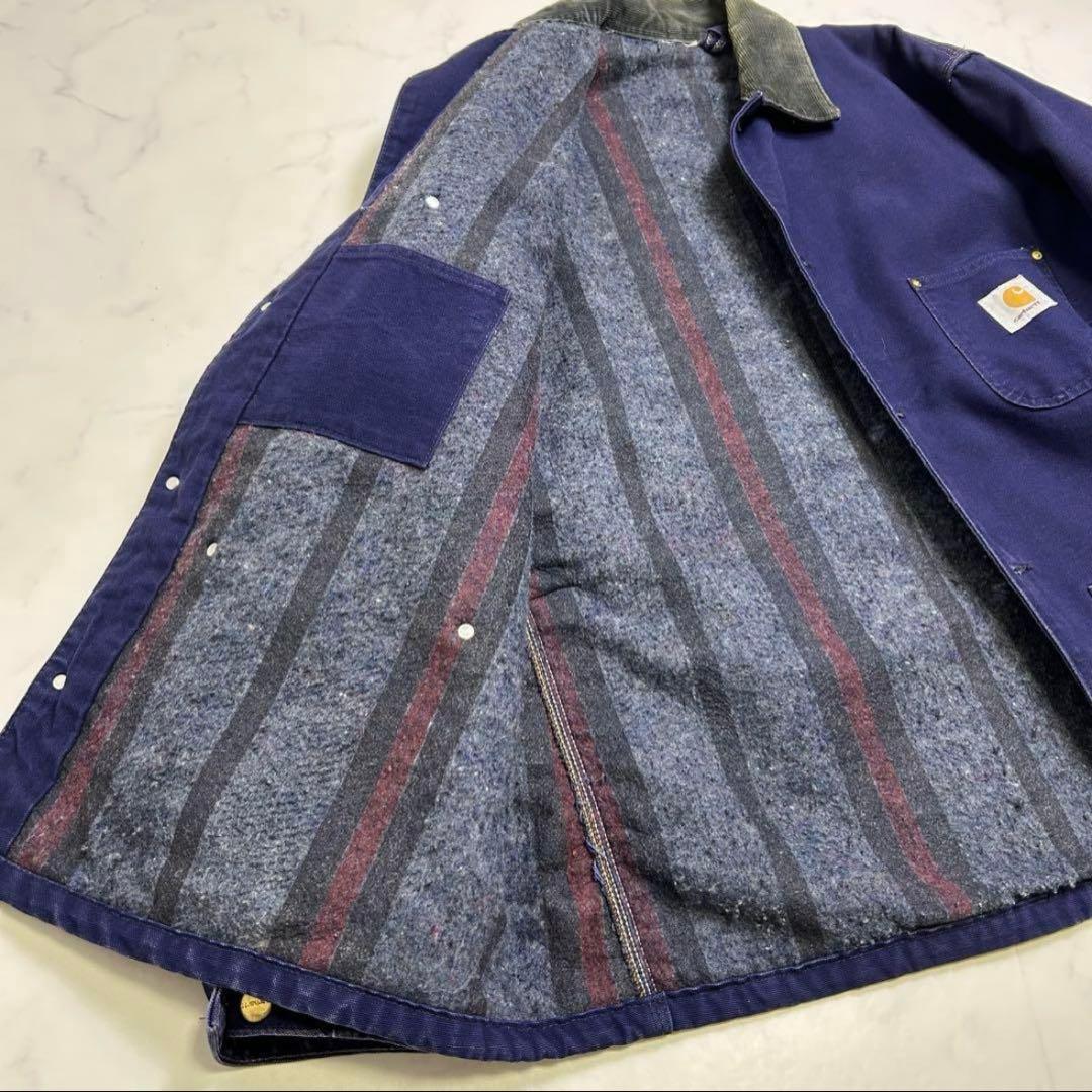 入手困難】80s カーハート ミシガンチョアコート ネイビー 野村訓一