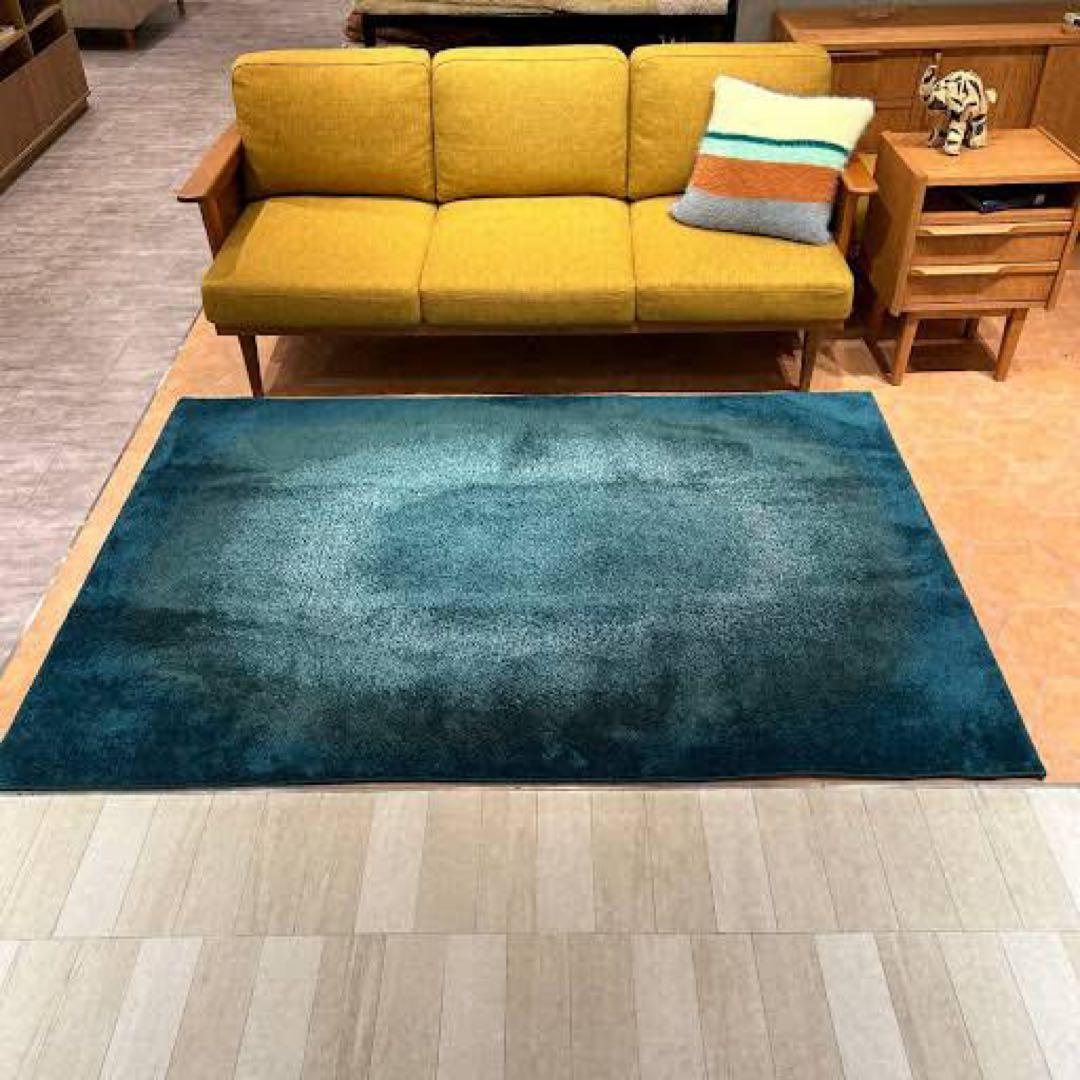 unico YUVITA(ユビタ) ラグ ブルーグリーン - 120×180cm - メルカリ
