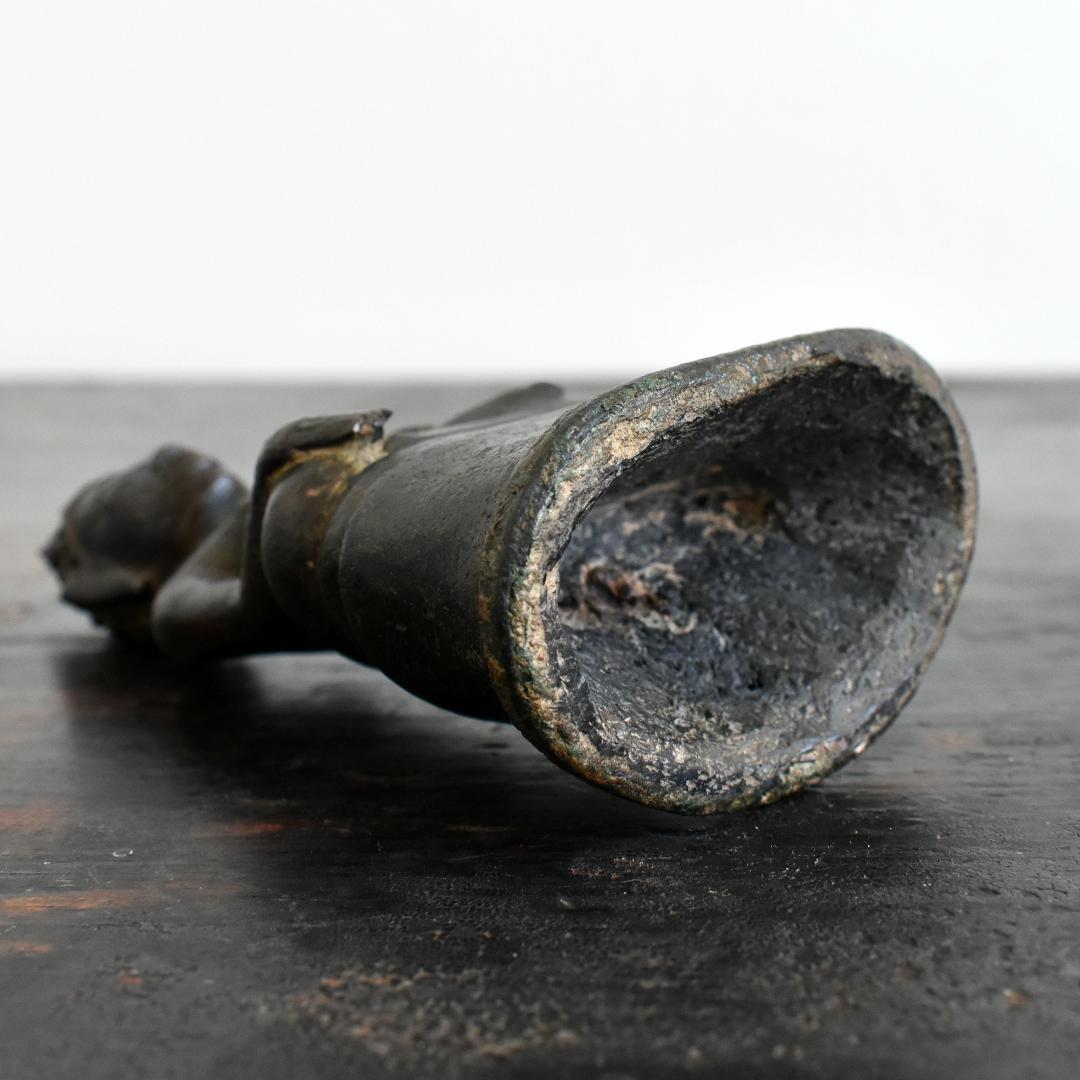 タイ北部15〜16世紀頃ラーンナー美術チェンセン・ファン青銅仏 金銅仏