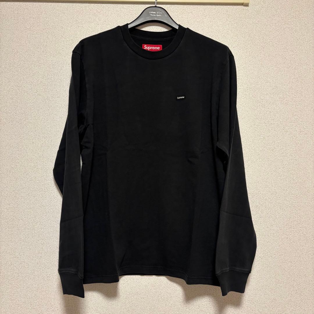 25FW Supreme Small Box L/S Tee 黒S キムタク - メルカリ