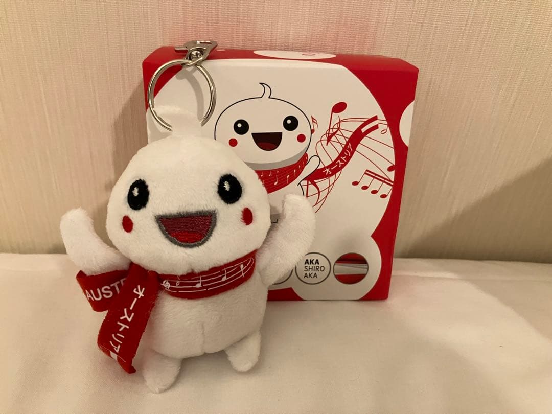 赤白赤 あかしろあか キーホルダー マスコット ぬいぐるみ