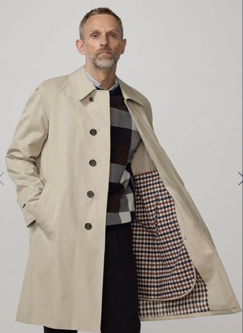 Aquascutum ステンカラーコート36サイズ - メルカリ