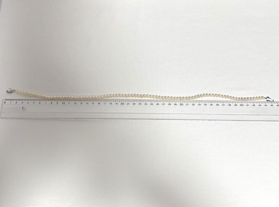 あこや本真珠 ネックレス 4.80mm～5.40mm K14 ミニ鑑別書 糸替済