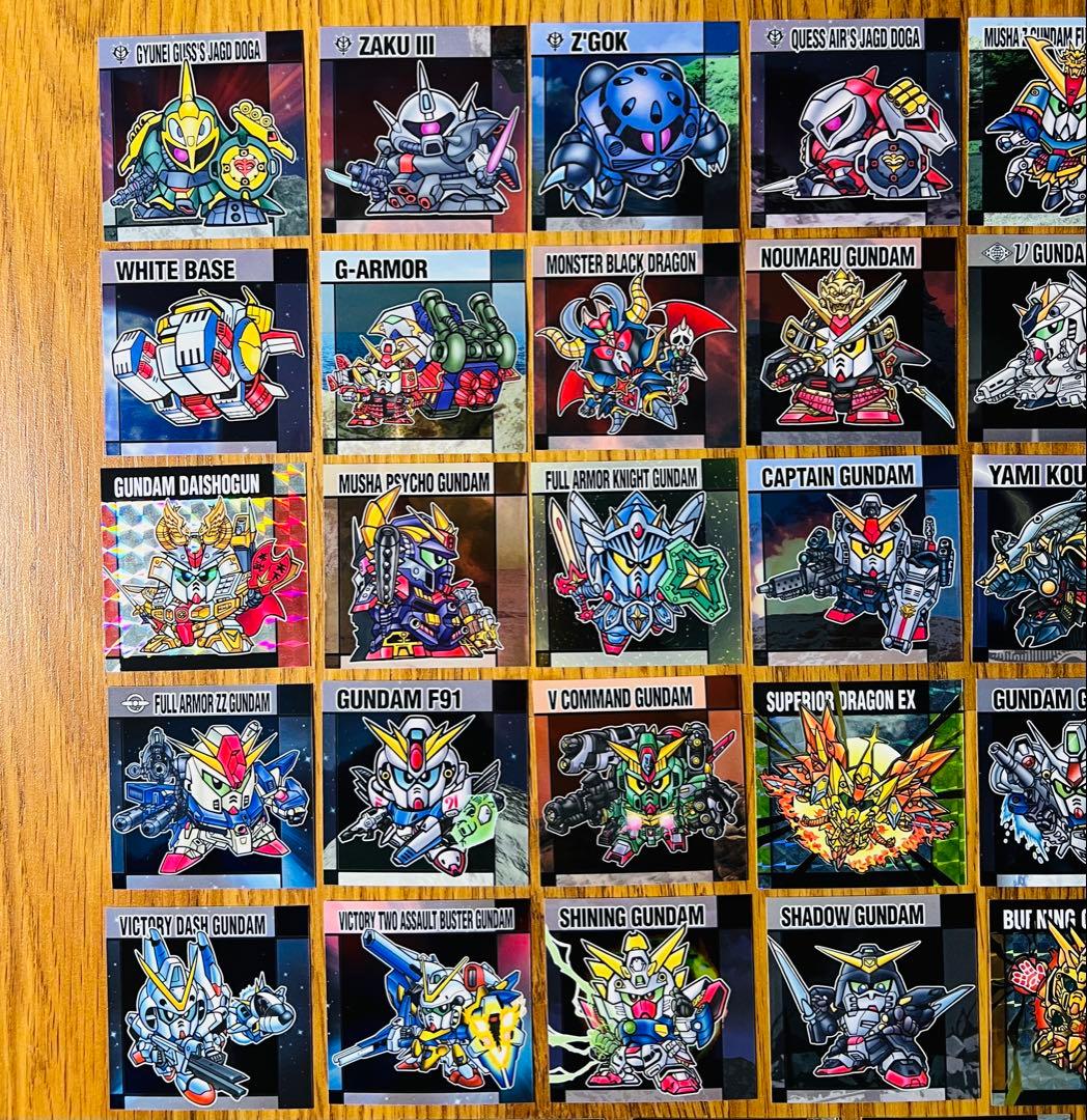 最新弾 元祖SDガンダム スナック 2弾 メタリックシール 全33種