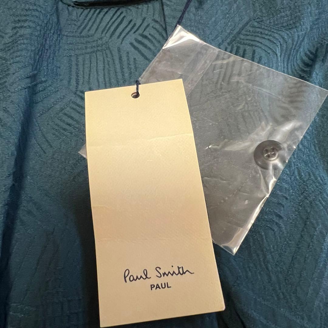 新品)ポールスミス ジャガード柄 3ピーススーツセットアップ シア