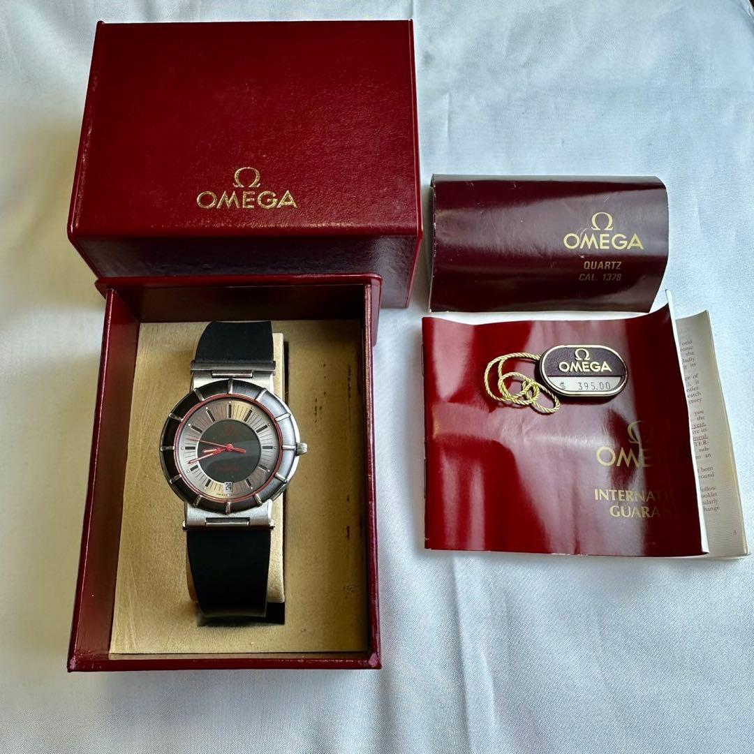 新品電池 稼働 OMEGA シーマスター ダイナミック クォーツ時計
