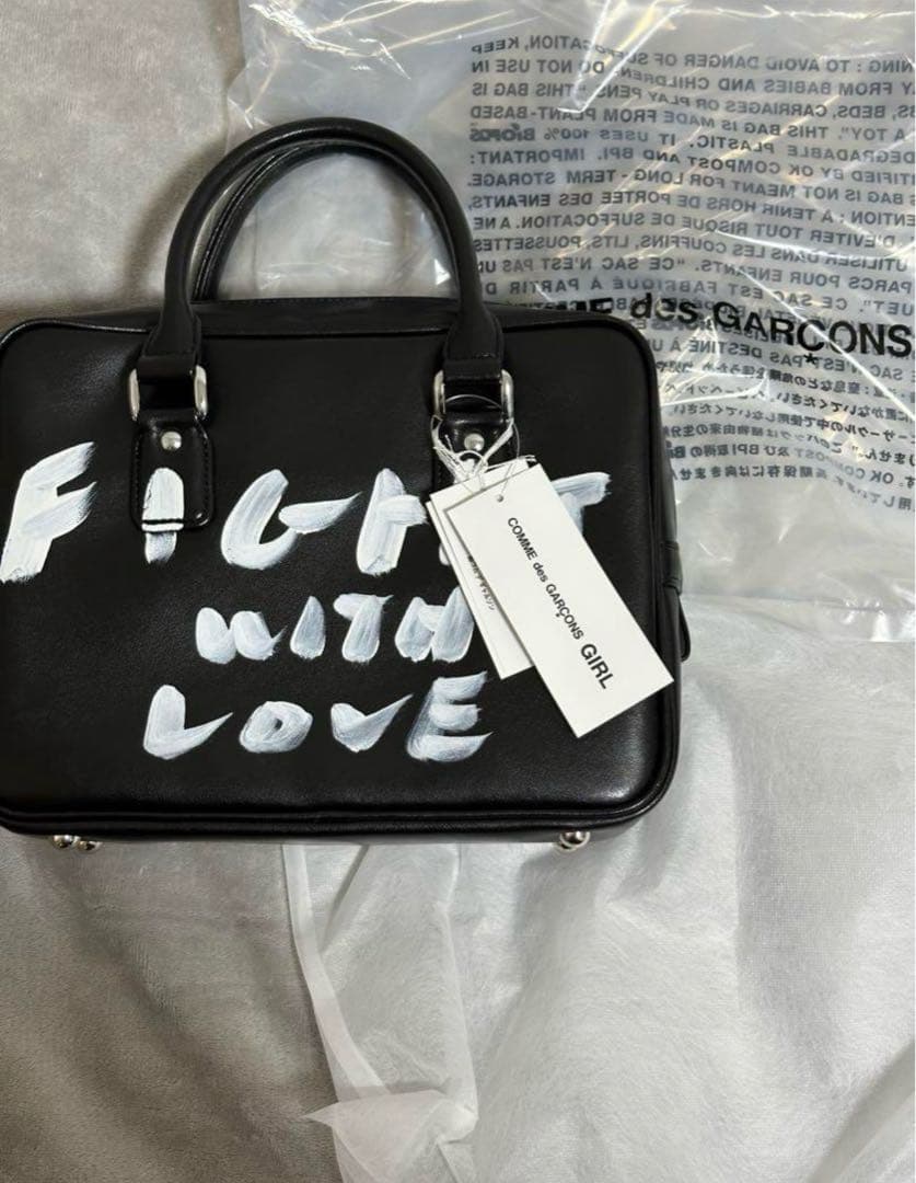 コムデギャルソンガール ハンドペイントバッグ - メルカリ