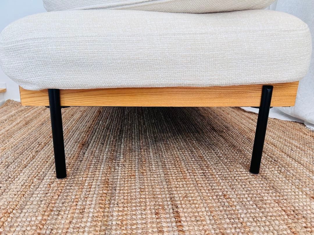 Ventota VENTOTA 1人掛けソファ Delos アイボリー 一人がけソファ