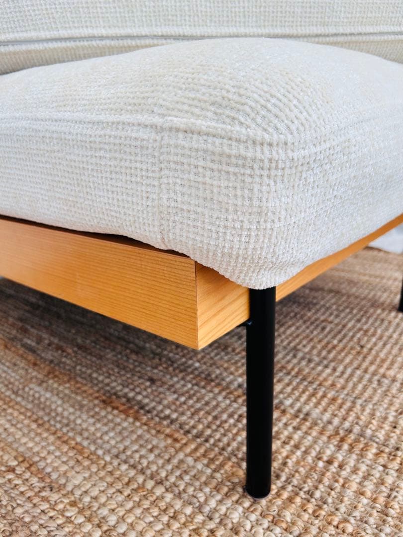 Ventota VENTOTA 1人掛けソファ Delos アイボリー 一人がけソファ