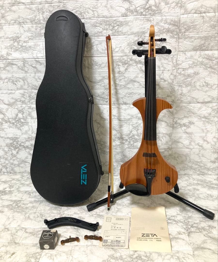 音出し確認済み 美品】ZETA エレキバイオリン ARCHET KUN 希少