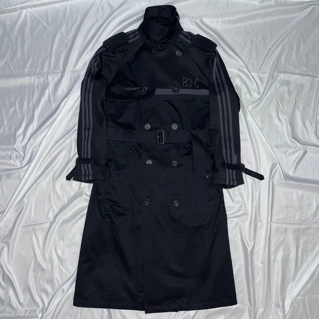 adidas blue version 83-C trench coat - メルカリ
