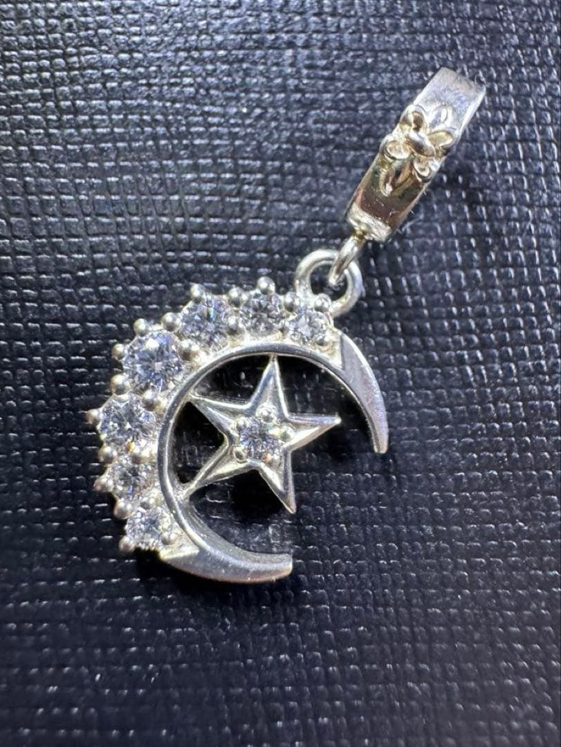 美品】ローリーロドキン クレセントムーン／スターペンダント ハーフ