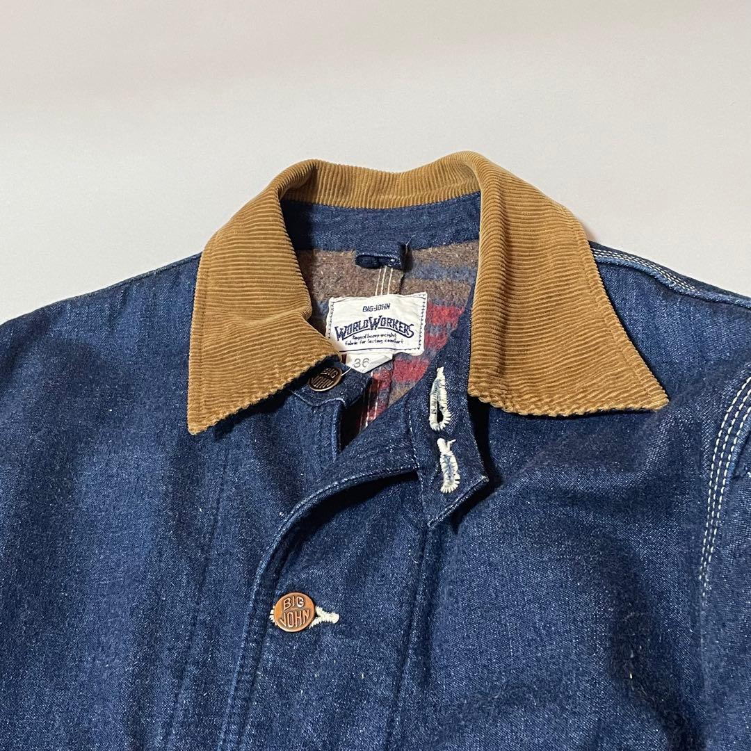 シ*マ様 【美品】ビッグジョン ブランケット カバーオール デニム