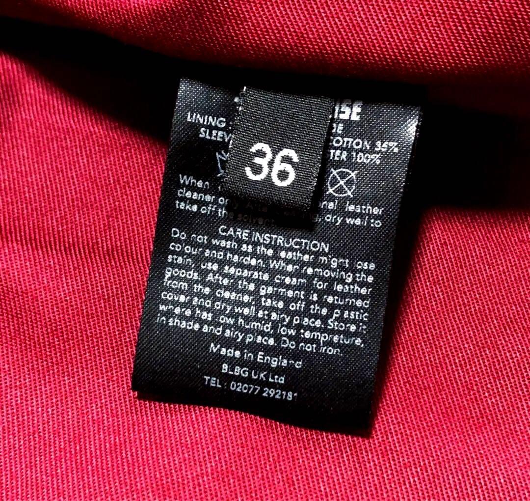 ◇美品◇JAMES GROSE◇ライダースジャケット◇襟ボア脱着可◇英国製