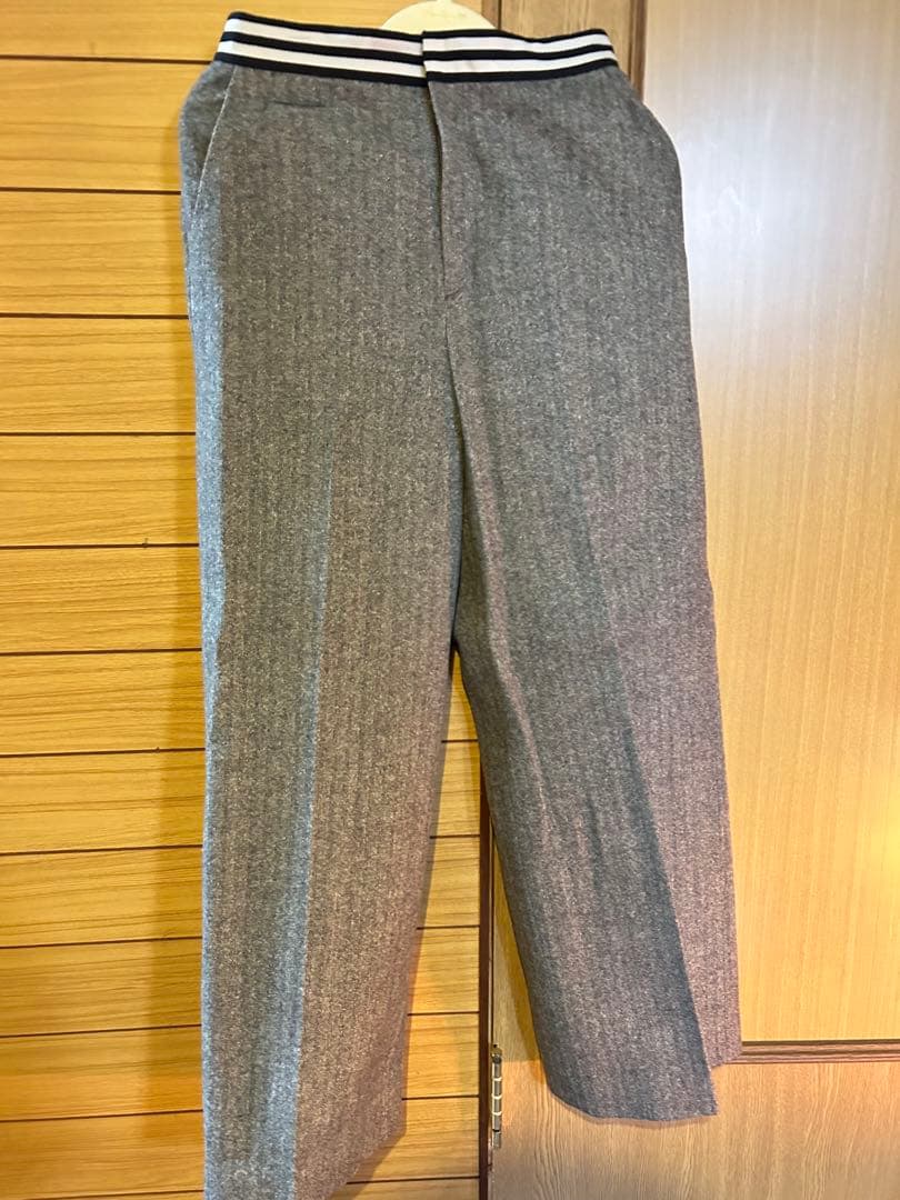 り*ん様 ボーダーズアットバルコニー ヘリンボーンパンツ　S ブラック新品 ボーダーズアットバルコニー ヘリンボーンパンツ S ブラック - メルカリ