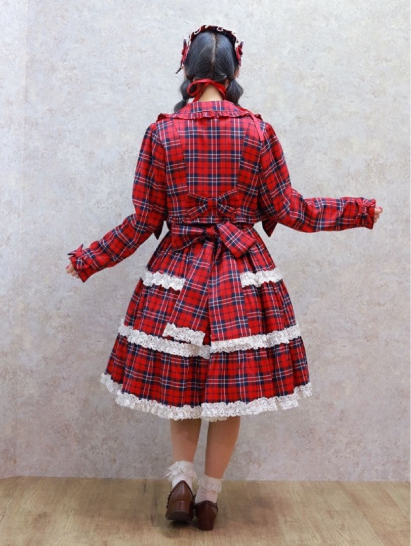axes femme kawaii タータンチェック ワンピース - メルカリ
