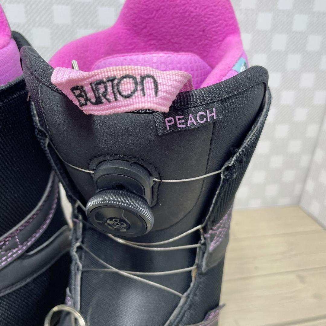 【美品】スノーボード ブーツ「BURTON PEACH」23.5cm レディース