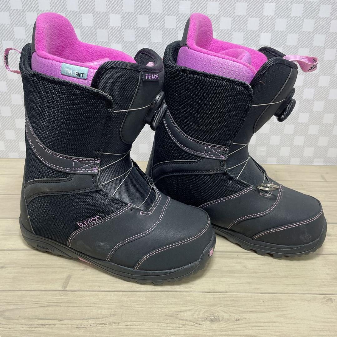 【美品】スノーボード ブーツ「BURTON PEACH」23.5cm レディース