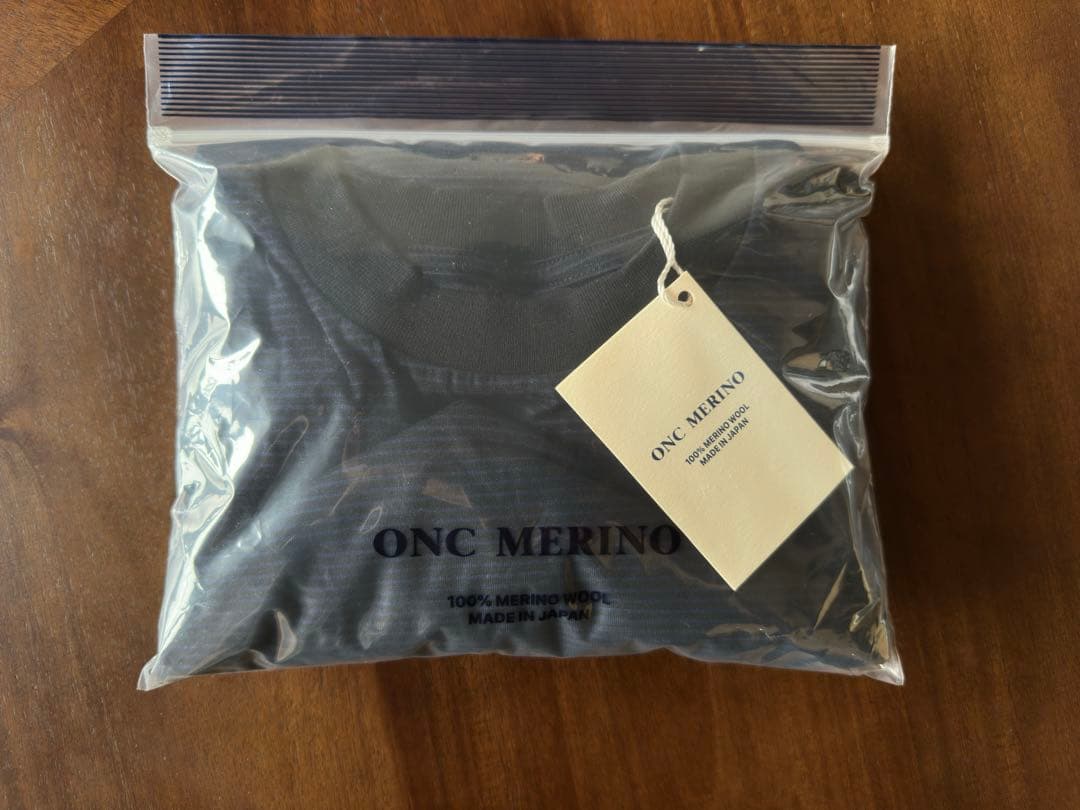 ONC MERINO ロングスリーブTシャツ ネイビー size4