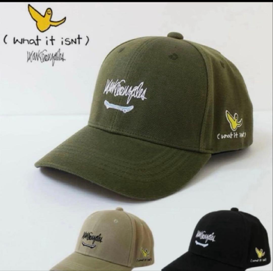 マークゴンザレス 刺繍ロゴ ベースボールキャップ 黒 ブラック - メルカリ