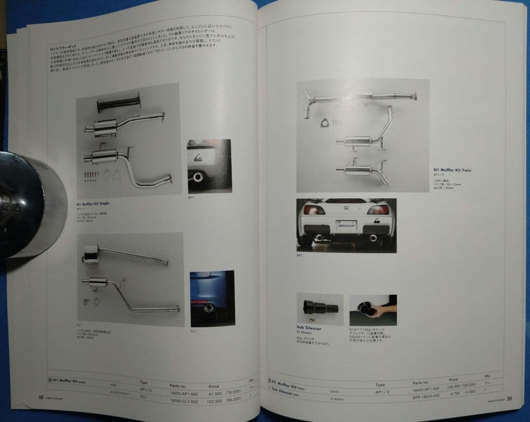 □ 2008 SPOON SPORTS（スプーンスポーツ）製品カタログ サイン入