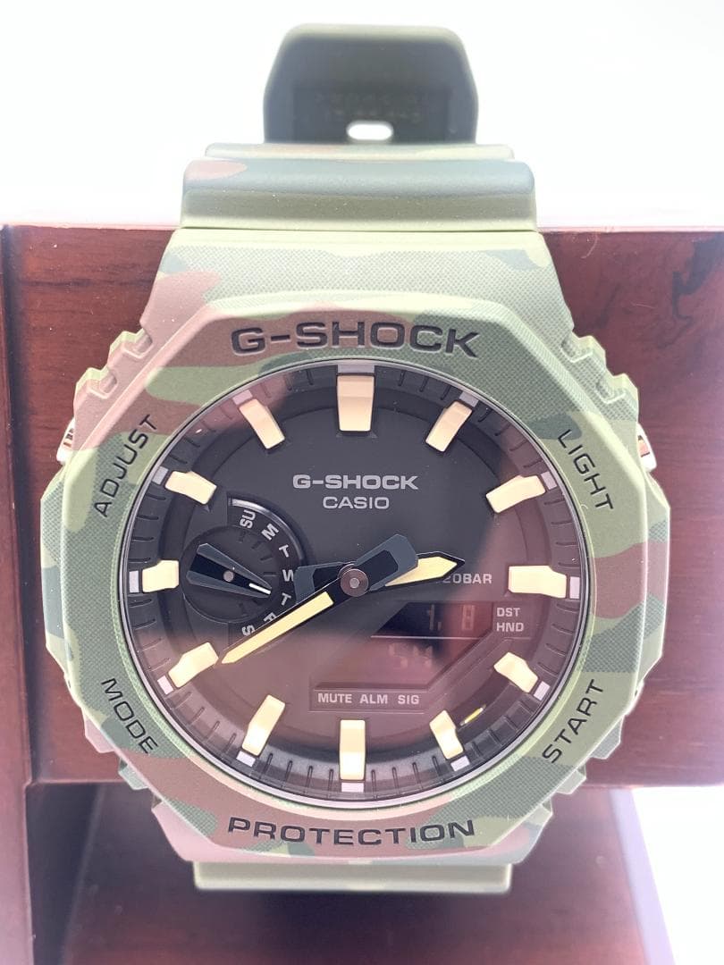 【稼動】CASIO G-SHOCK ジーショック GA-2100WE カモ柄 G-SHOCK カシオ 腕時計 Gショック 荒野を旅する冒険者 カモフラージュ