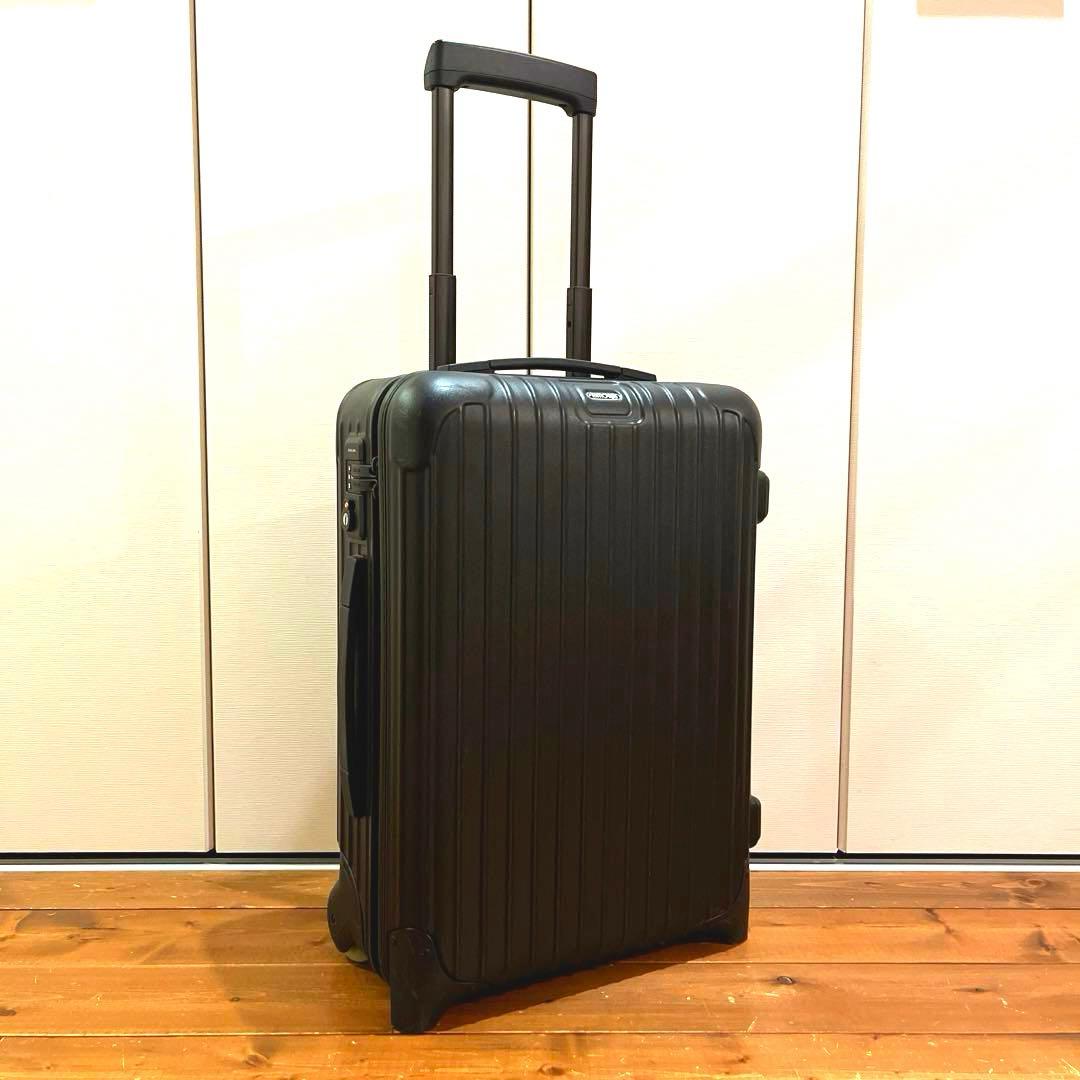 リモワ希少2輪機内持ち込みマットブラック難あり