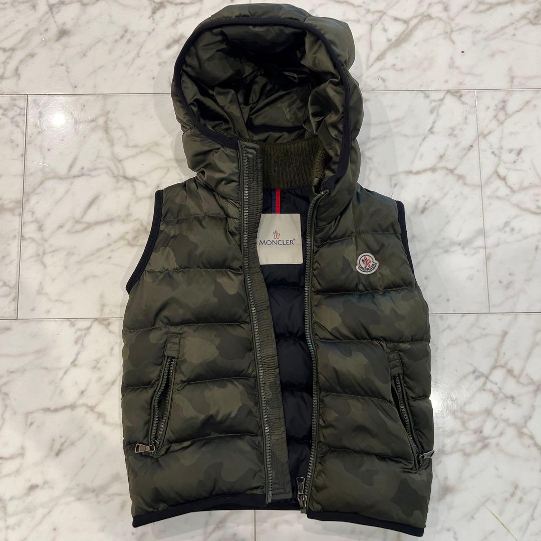 MONCLER モンクレール キッズダウンベスト 迷彩 - メルカリ