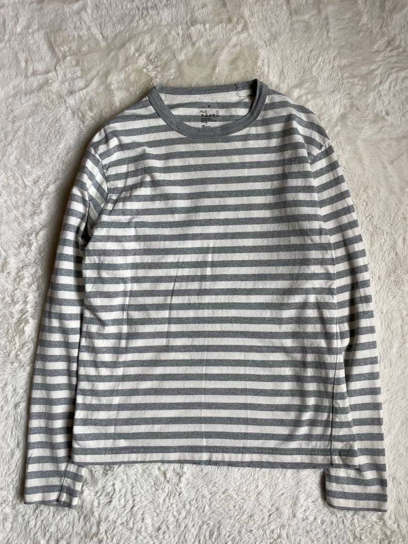 00s Y2K アーカイブ グランジ ボーダーロンT - メルカリ